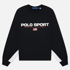 Женская толстовка Polo Ralph Lauren Polo Sport Crew Neck, цвет чёрный