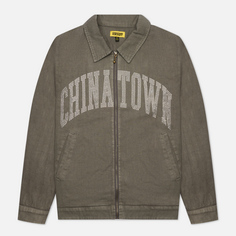 Мужская куртка Chinatown Market Silver Rninestone Arc Garage, цвет серый