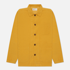 Мужская рубашка Universal Works Bakers Overshirt Fine Cord, цвет жёлтый