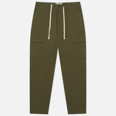 Мужские брюки Universal Works Cargo Twill, цвет оливковый