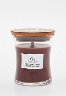 Свеча ароматическая Woodwick маленькая "Копченый орех и клен", 85гр.
