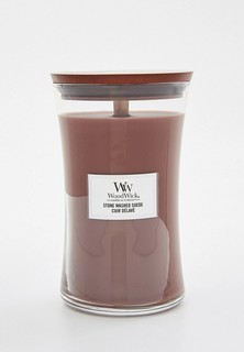 Свеча ароматическая Woodwick большая "Потертая замша", 610гр.