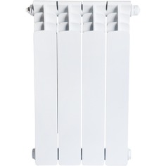 Радиатор биметаллический Stout-Space SRB-0320-050004 нижнего подключения 500/90мм 4-секции, 732Вт (подключение справа)