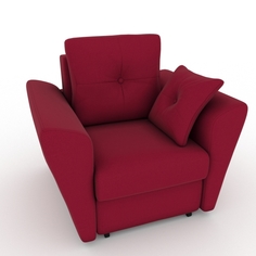 Мини кресло-кровать neapol cabrio 21 (fenya) красный 90x93x97 см.