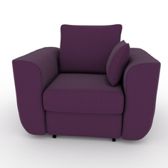Мини кресло-кровать stamford cabrio 22 (fenya) фиолетовый 90x93x97 см.