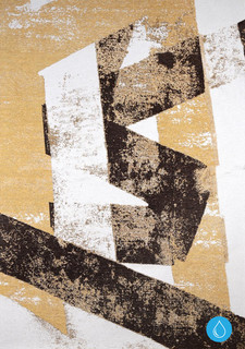 Ковер strit art (cosyroom) коричневый 160x1x230 см.