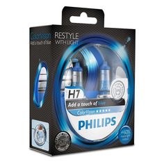 Лампа автомобильная галогенная Philips 12972CVPB, H7, 12В, 2шт