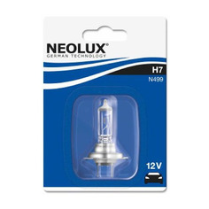 Лампа автомобильная галогенная NEOLUX N499, H7, 12В, 55Вт, 3200К, 1шт