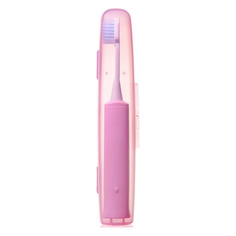 Электрическая зубная щетка HAPICA Minus-iON Case DBM-5P, цвет: розовый