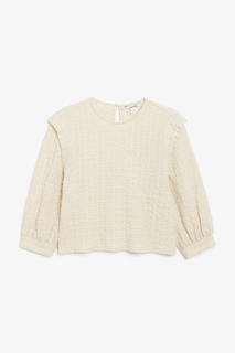 Блузка из жатой ткани Monki