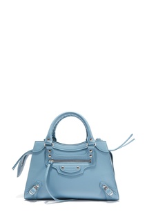 Голубая кожаная сумка Neo Classic City Small Balenciaga