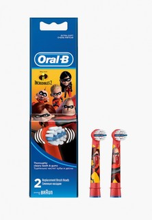 Комплект насадок для зубной щетки Oral B EB10K Kids Суперсемейка (2 шт.)