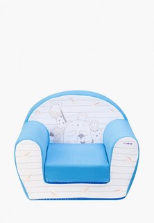 Игрушка мягкая Paremo Раскладное бескаркасное (мягкое) детское кресло серии "Дрими", цвет Лазурь
