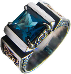 Серебряные кольца Кольца Persian KSZ046-LONDON-TOPAZ