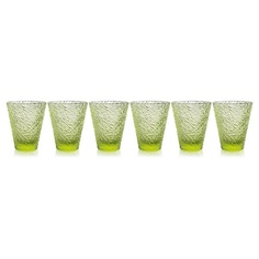 Набор стаканов для воды IVV Ироко 300 мл 6 шт зеленый
