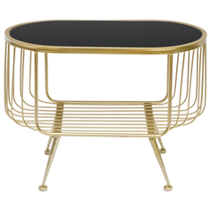 Столик Glasar интерьерный 50x28x37 см ГЛАСАР