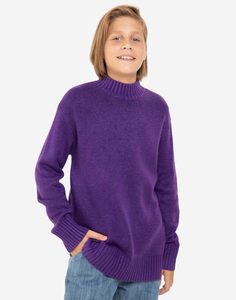 Фиолетовый джемпер oversize для мальчика Gloria Jeans
