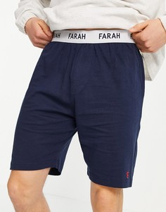 Темно-синие шорты для дома Farah Kielder-Темно-синий