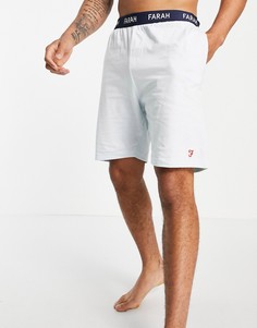 Светло-голубые шорты для дома Farah Sheridan-Голубой