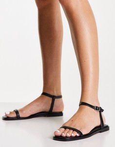 Черные сандалии в минималистичном стиле NA-KD-Черный цвет