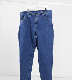 Синие выбеленные джинсы в винтажном стиле с завышенной талией Dr Denim Plus Nora-Голубой