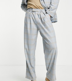 Широкие брюки в стиле 90-х в клетку Reclaimed Vintage Inspired-Многоцветный