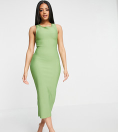 Зеленое бандажное платье Herve Leger (Ирины Шейк)