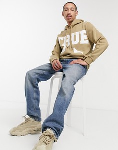 Худи с большим названием бренда True Religion-Нейтральный