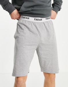 Серые меланжевые шорты для дома Farah Kielder-Серый