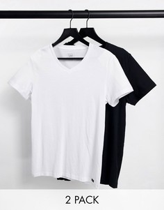 Набор из 2 футболок с V-образным вырезом Lee-Многоцветный
