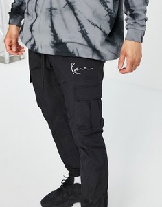 Черные спортивные штаны от комплекта Karl Kani Signature-Черный
