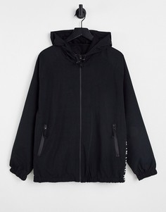Куртка-ветровка в спортивном стиле со светоотражающим принтом Bolongaro Trevor Norco-Черный цвет