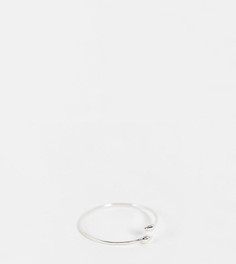 Серебряное кольцо в виде погнутой стрелы Kingsley Ryan Curve-Серебряный