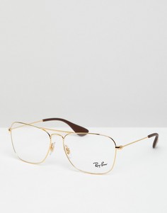 Очки-авиаторы Ray-Ban 0RX3610V-Золотой