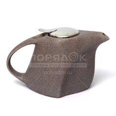 Чайник заварочный керамический, 1000 мл, Elrington Феличита 109-06016 сливовый
