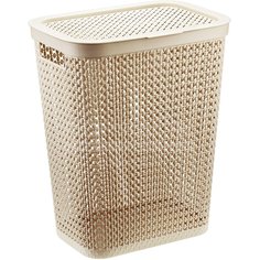 Корзина для белья Idea Пирула М 2614 латте, 35 л