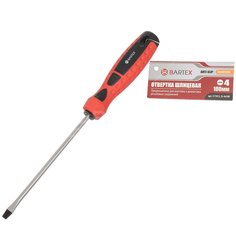 Отвертка плоская Bartex Любитель SL-4x100