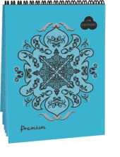 Блокнот для пастели Лилия Холдинг "Premium" А4 30 л на пружине (облачное небо) "Cloudy sky"