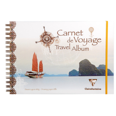 Альбом для набросков на спирали Clairefontaine "Garnet voyage" 20х20 см 30 л 180 г
