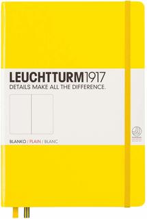 Книга для записей нелинованный Leuchtturm1917 "MEDIUM" А5 249 л лимонный