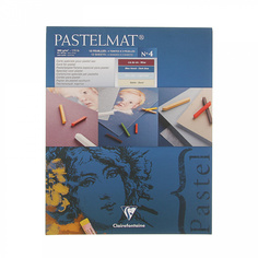 Блокнот для пастели Clairefontaine "Pastelmat"№4 24х30 см 12 л 360 г 4 оттенка