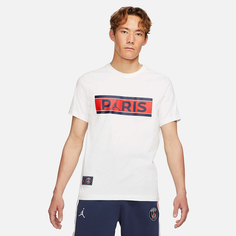 Мужская футболка Paris Saint-Germain Wordmark Tee Jordan