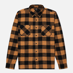 Мужская рубашка Edwin Labour Heavy Flannel Brushed, цвет коричневый