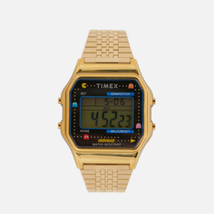 Наручные часы Timex x PAC-MAN T80, цвет золотой