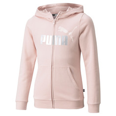 Детская толстовка Essentials+ Logo Full-Zip Youth Hoodie Puma