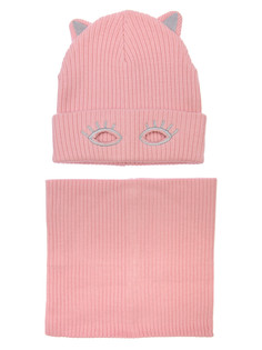 Комплект вязаный шапка снуд Playtoday