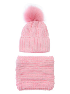 Комплект вязаный шапка снуд Playtoday