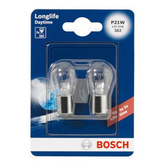 Лампа автомобильная галогенная Bosch 1987301050, P21W, 12В, 2шт