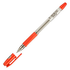 Ручка шариков. Pilot BPS-GP-F-R прозрачный d=0.7мм красные сменный стержень линия 0.32мм резин. манж 12 шт./кор.