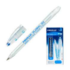Ручка шариков. Pensan Global (2221-1BLUE) прозрачный d=0.5мм 1стерж. игловидный пиш. наконечник лини